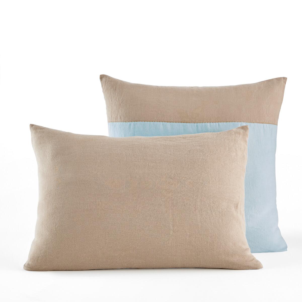 Hempi Two-Tone 100% Washed Hemp Pillowcase – image 3