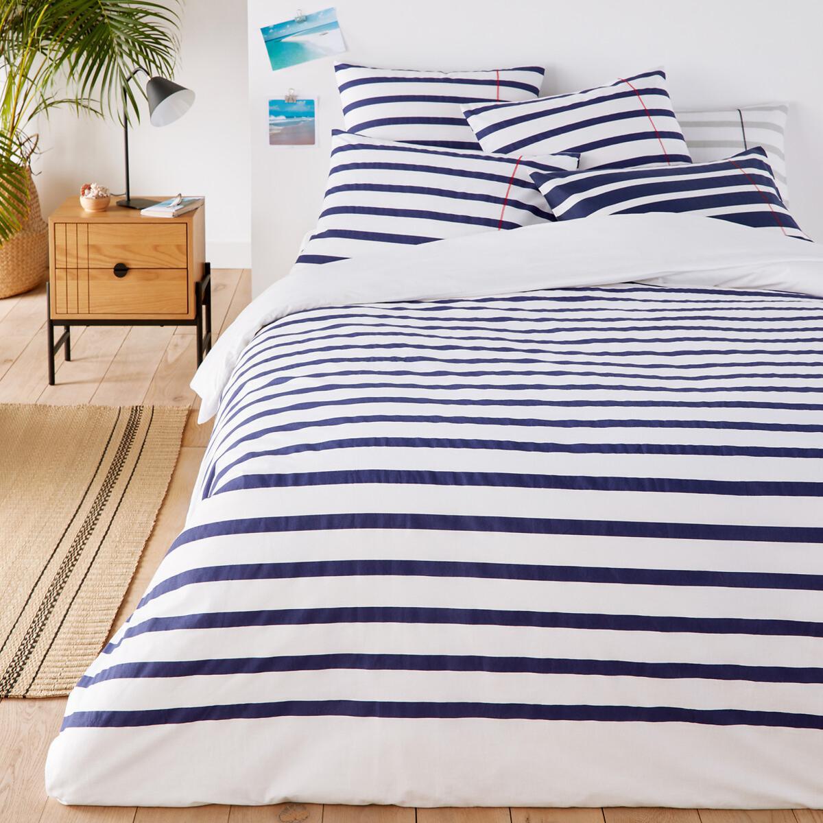 Malo Striped Cotton Pillowcase – image 4