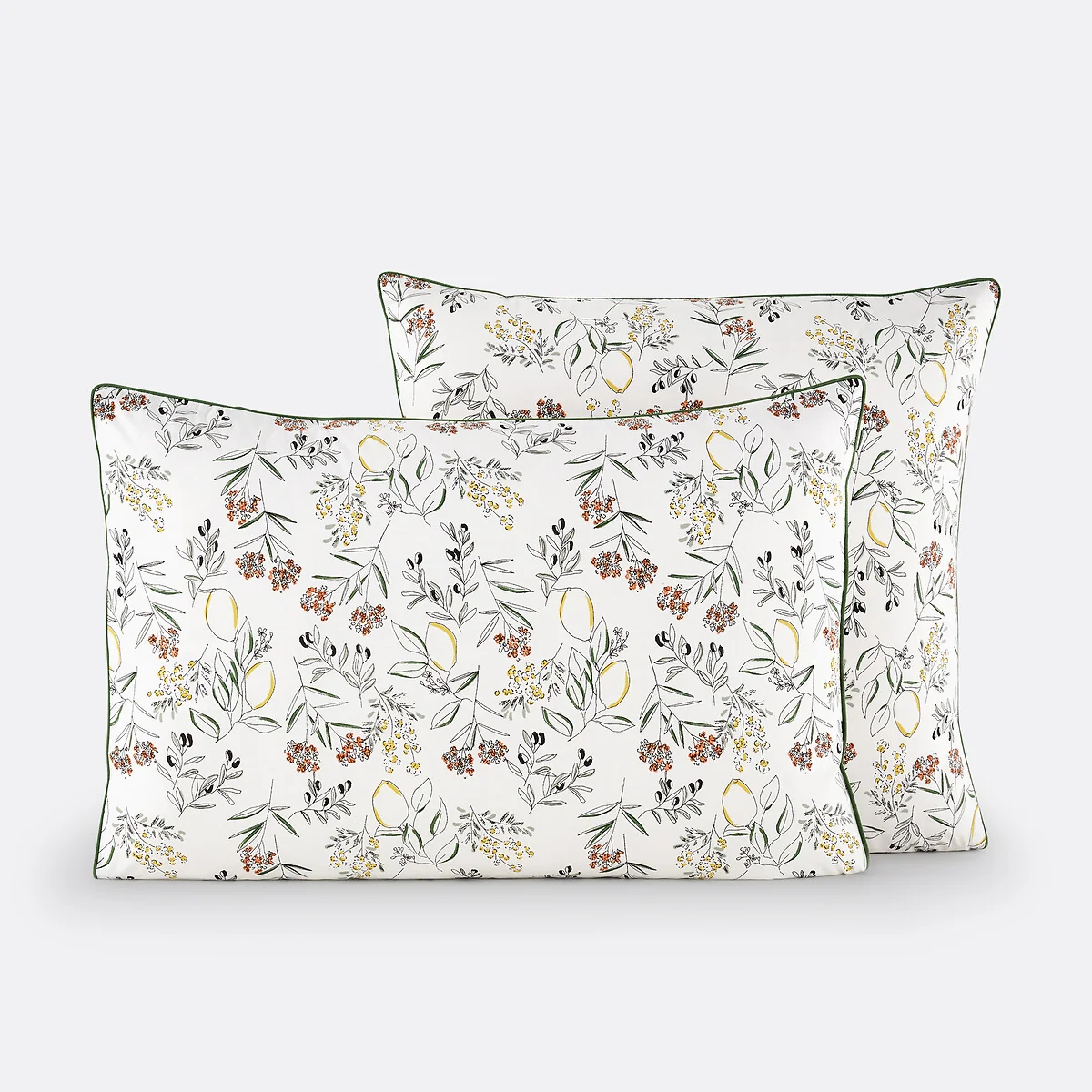 Rosalina Mediterranean 100% Cotton Percale 200 Thread Count Pillowcase – image 2