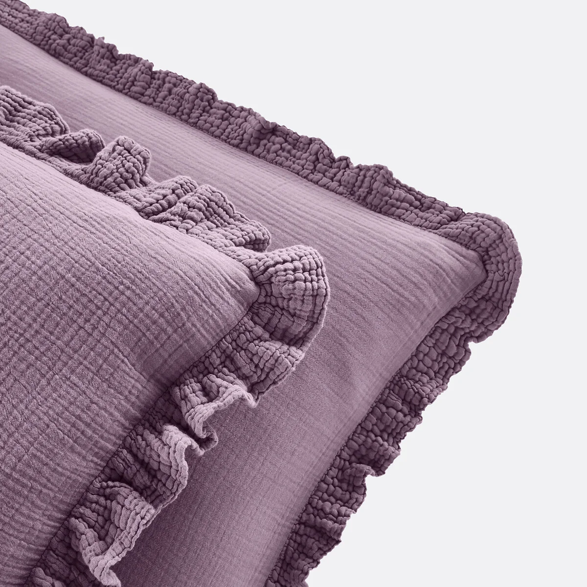 Kumla Plain Cotton Muslin Pillowcase – image 2