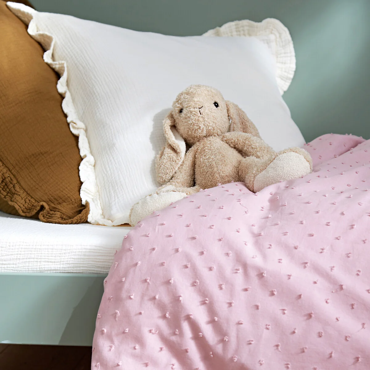 Kumla Plain Cotton Muslin Pillowcase – image 3