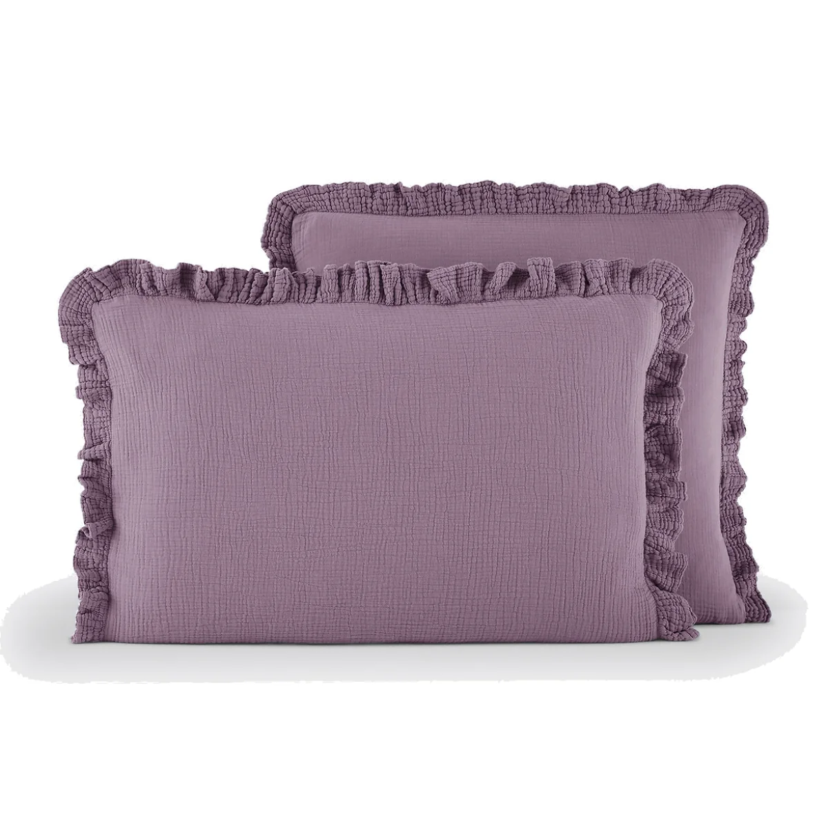 Kumla Plain Cotton Muslin Pillowcase – image 1