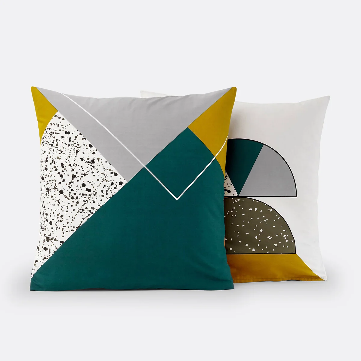 Hilda Geometric Spots 100% Cotton Pillowcase – image 2