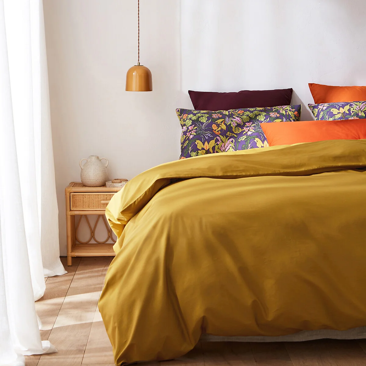 Best Quality Plain 100% Cotton Percale 200 Thread Count Pillowcase – image 6