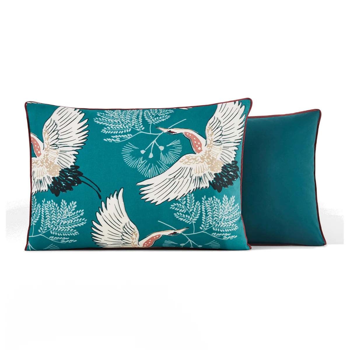 Grues Bird 100% Cotton Percale Pillowcase – image 1