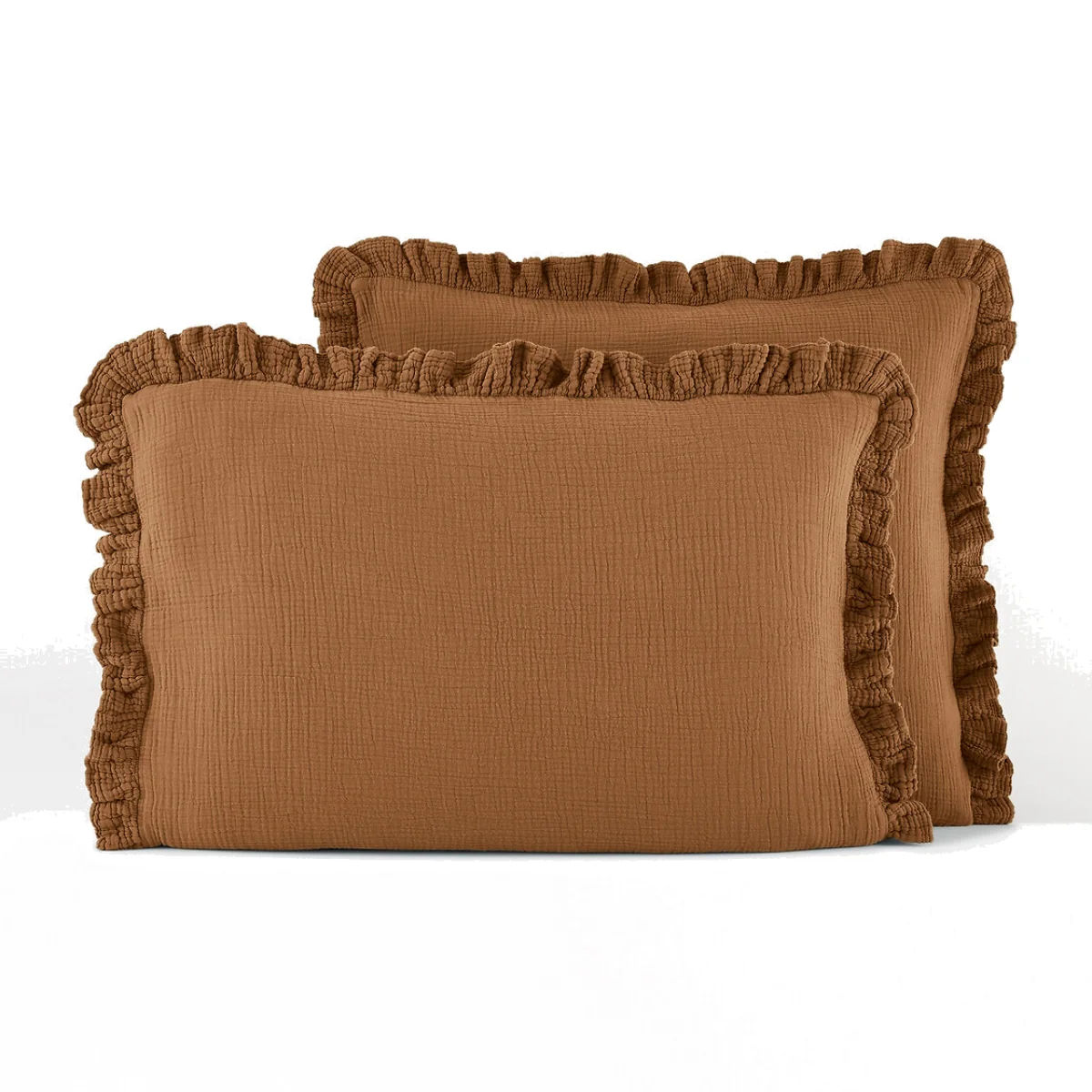 Kumla Plain 100% Cotton Muslin Pillowcase – image 1