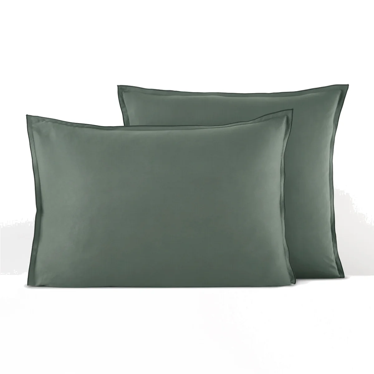 Victor Plain 100% Washed Cotton Satin 300 Thread Count Pillowcase – image 1
