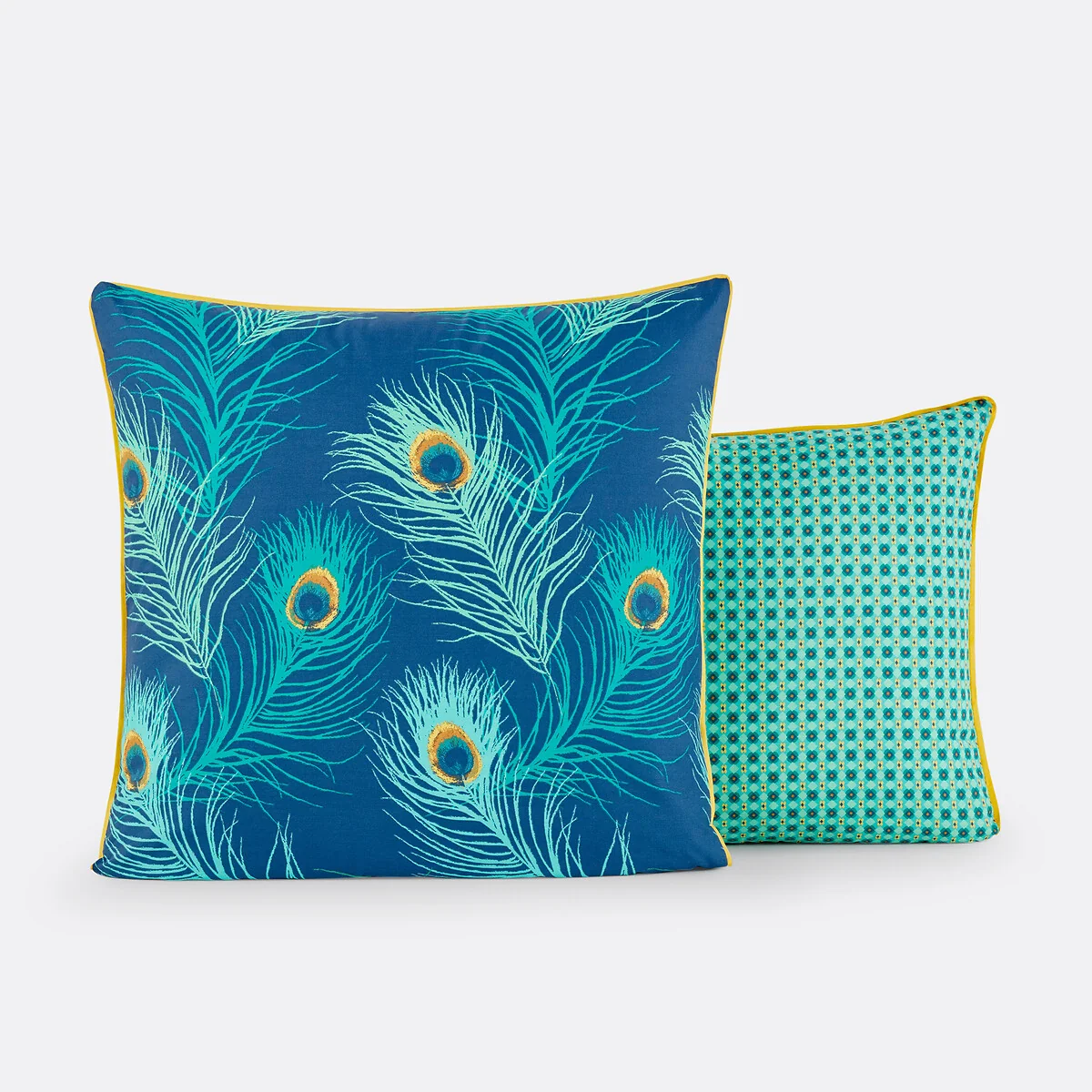 Shakhra Peacock 100% Cotton Percale 180 Thread Count Pillowcase – image 2
