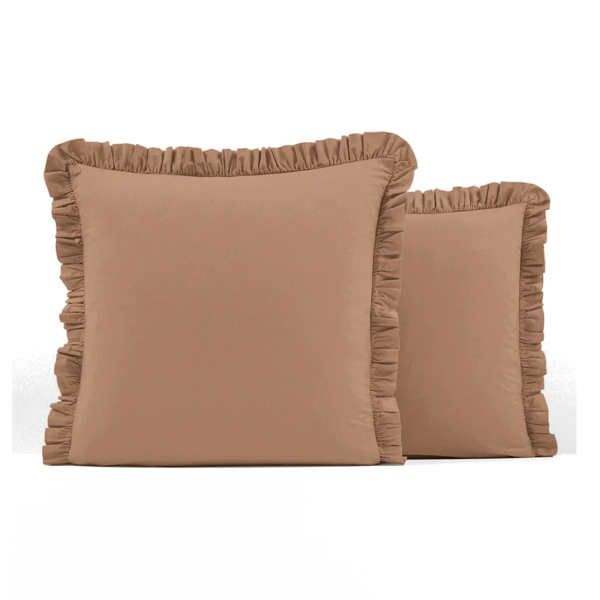 Ruffle 100% Washed Cotton Pillowcase – image 1