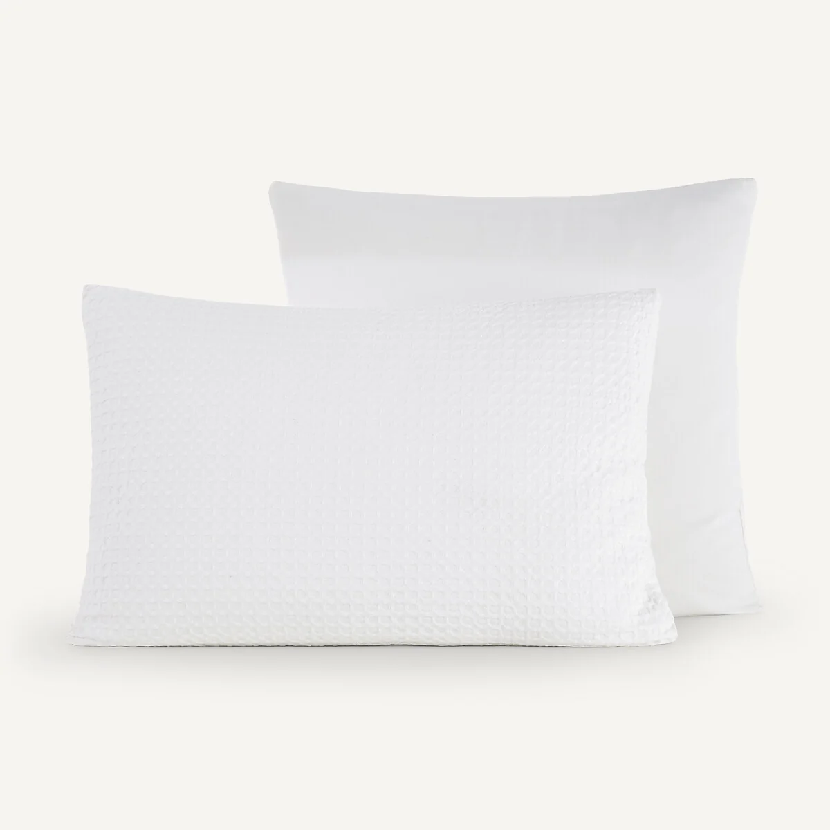 Felycia Textured 100% Organic Cotton Percale Pillowcase – image 2