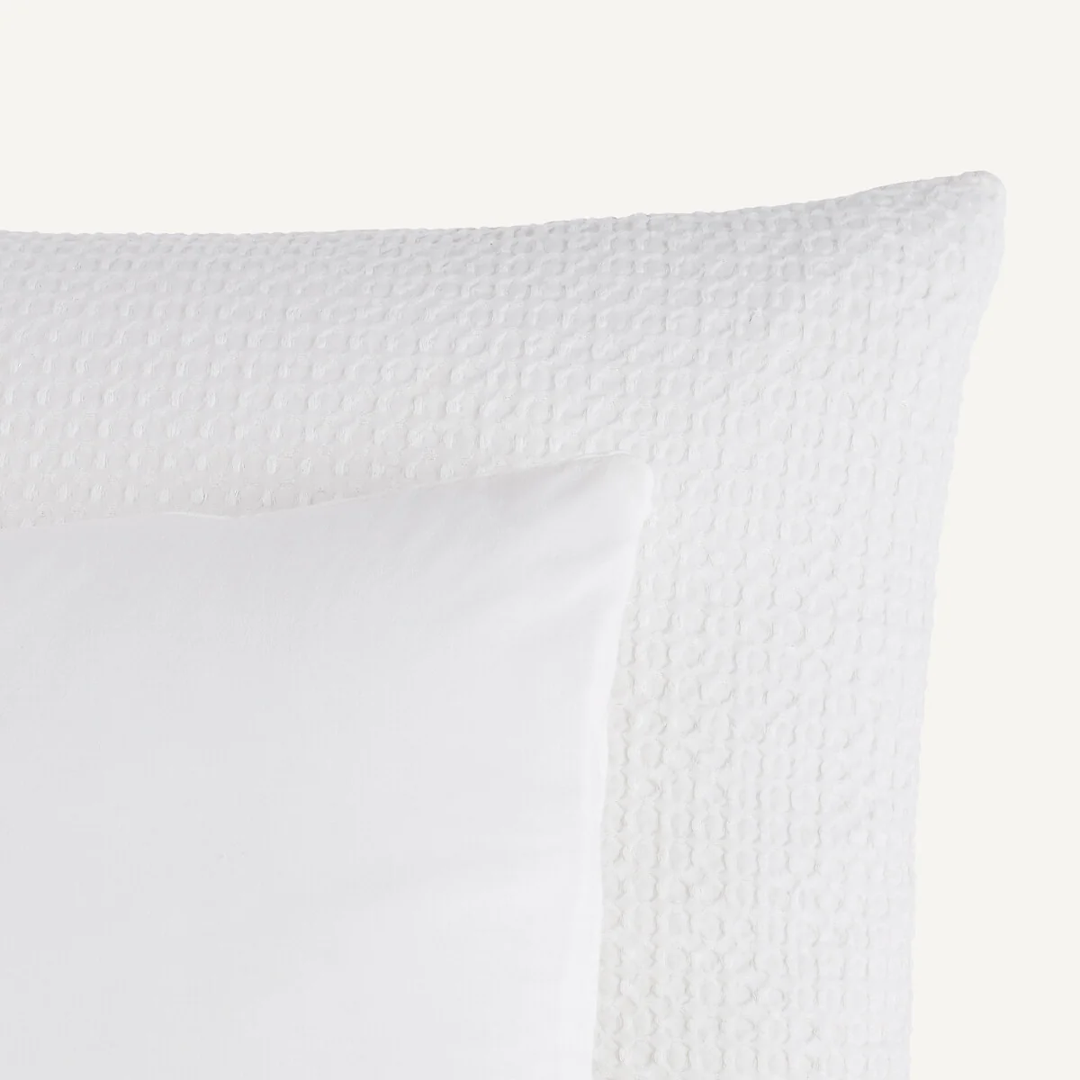Felycia Textured 100% Organic Cotton Percale Pillowcase – image 3