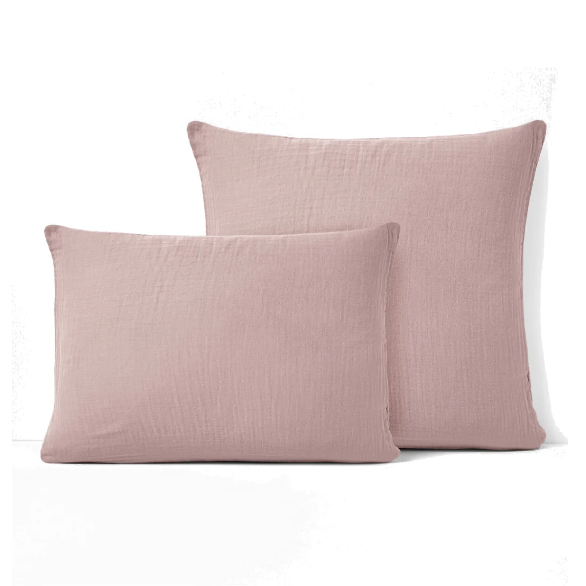 Kumla Plain 100% Cotton Muslin Pillowcase – image 1
