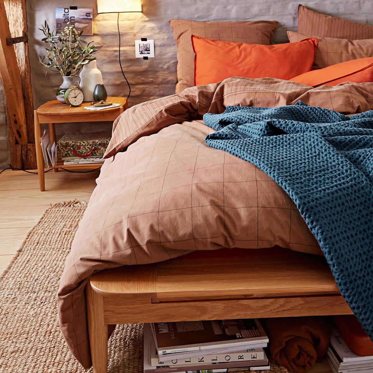 Monille Checked 100% Washed Cotton Pillowcase – image 4