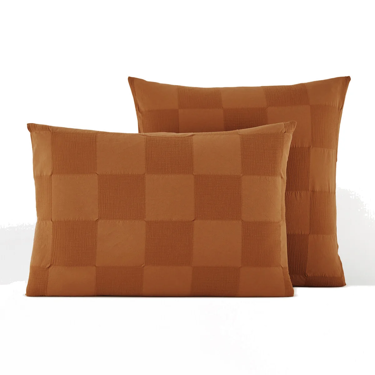Agathe Checkerboard 100% Cotton Pillowcase – image 1