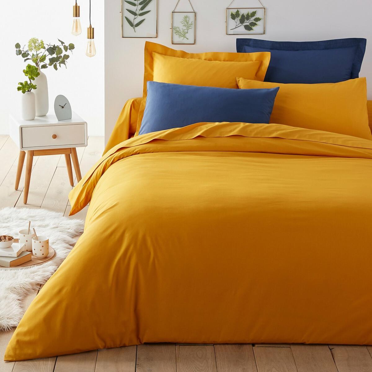 Scenario Plain Polycotton Bolster Pillowcase – image 3
