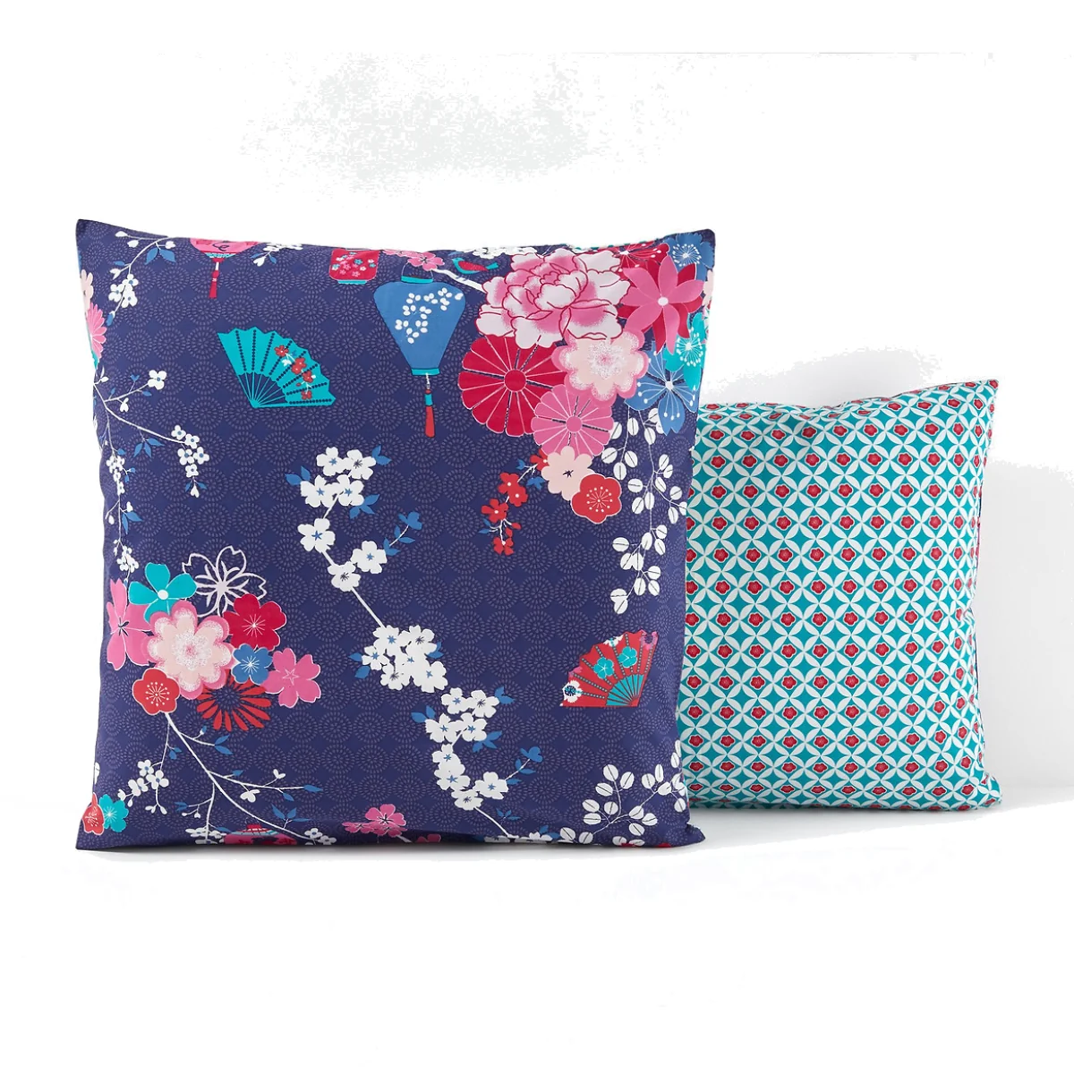 Miss Shanghai Oriental Floral 100% Cotton Pillowcase – image 1
