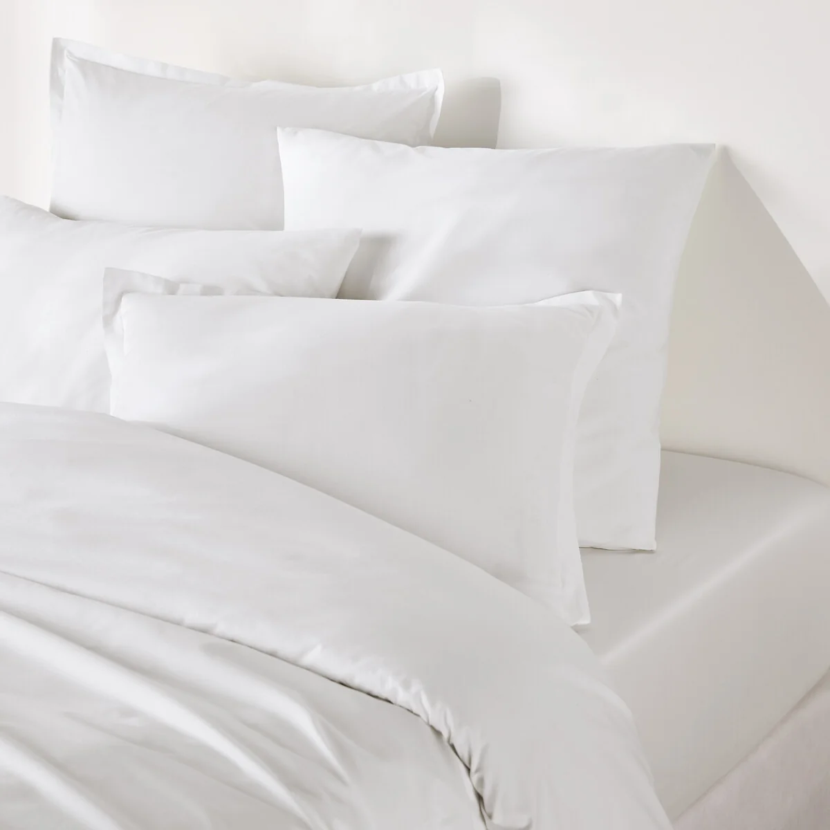 Best Quality Plain 100% Cotton Percale 200 Thread Count Pillowcase – image 5