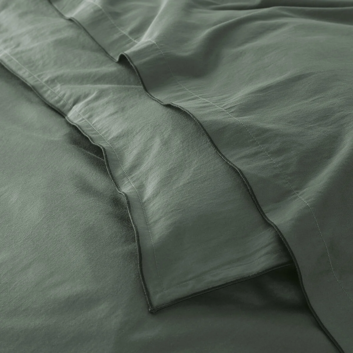 Victor Plain 100% Washed Cotton Satin 300 Thread Count Pillowcase – image 6