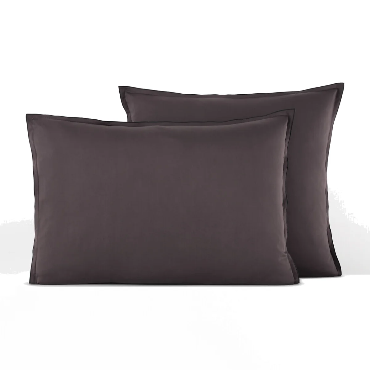 Victor Plain 100% Washed Cotton Satin 300 Thread Count Pillowcase – image 1