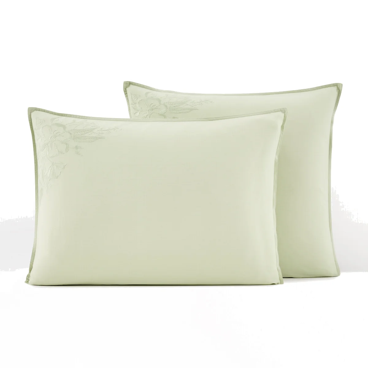 Scénario Embroidered 100% Washed Cotton Pillowcase – image 1