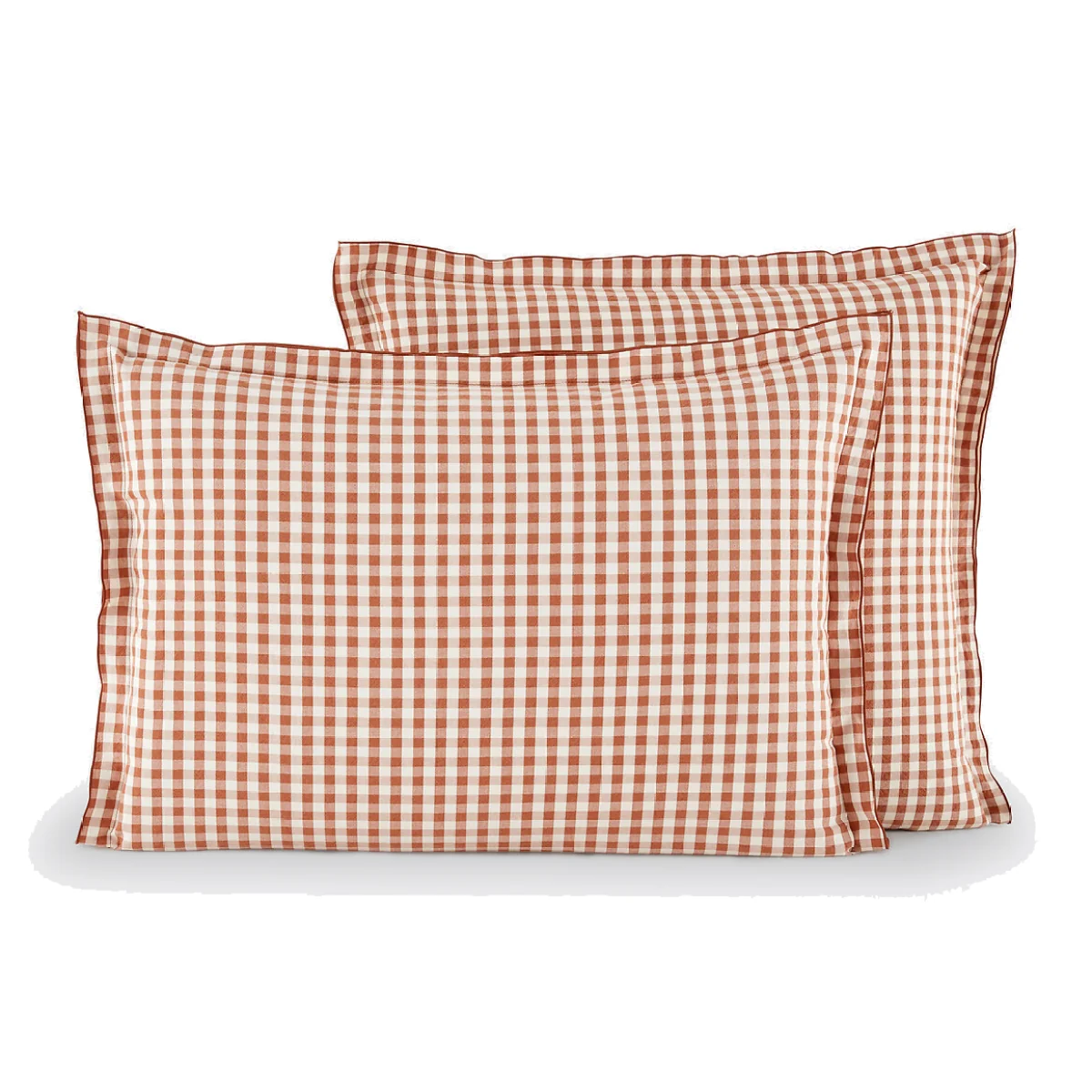 Cottage Caramel Seersucker Cotton Pillowcase – image 1