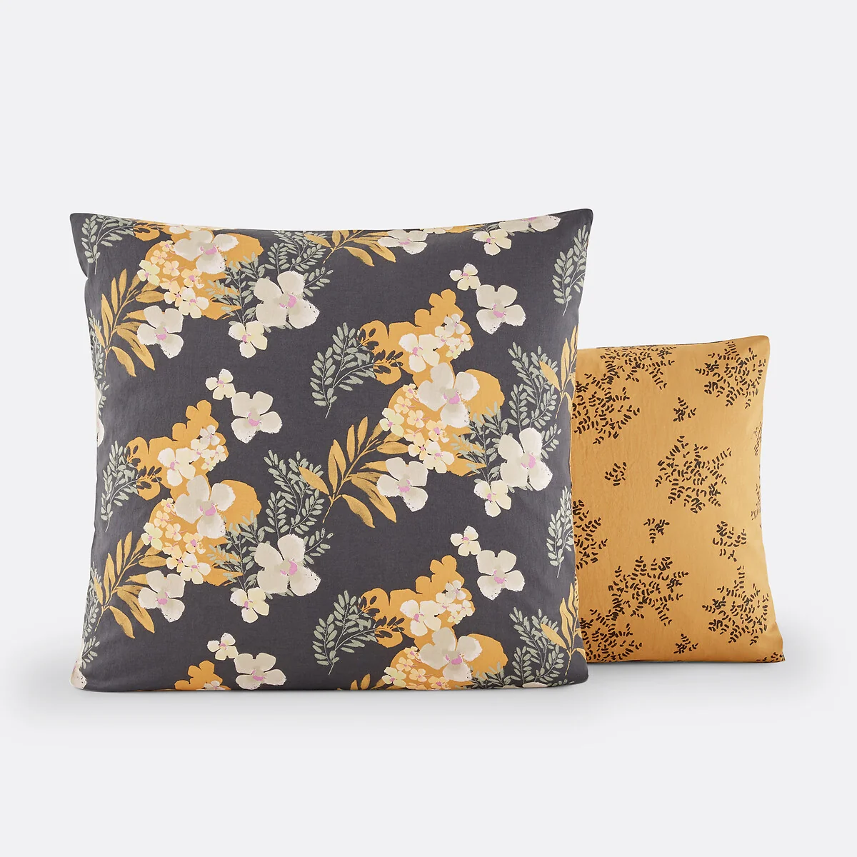 Shabby Vintage Floral 100% Washed Cotton Pillowcase – image 2