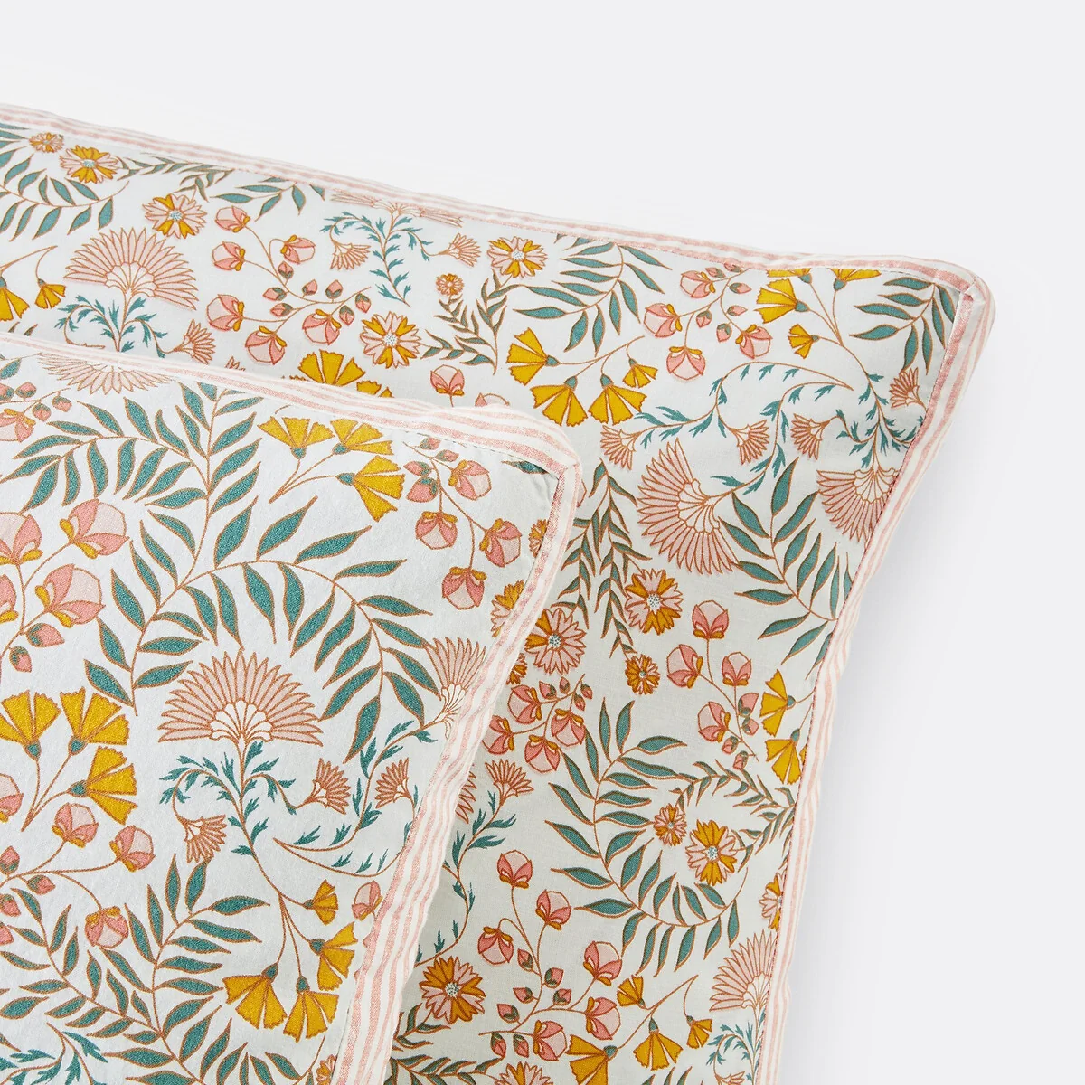 Majari Floral Washed Cotton Pillowcase – image 5