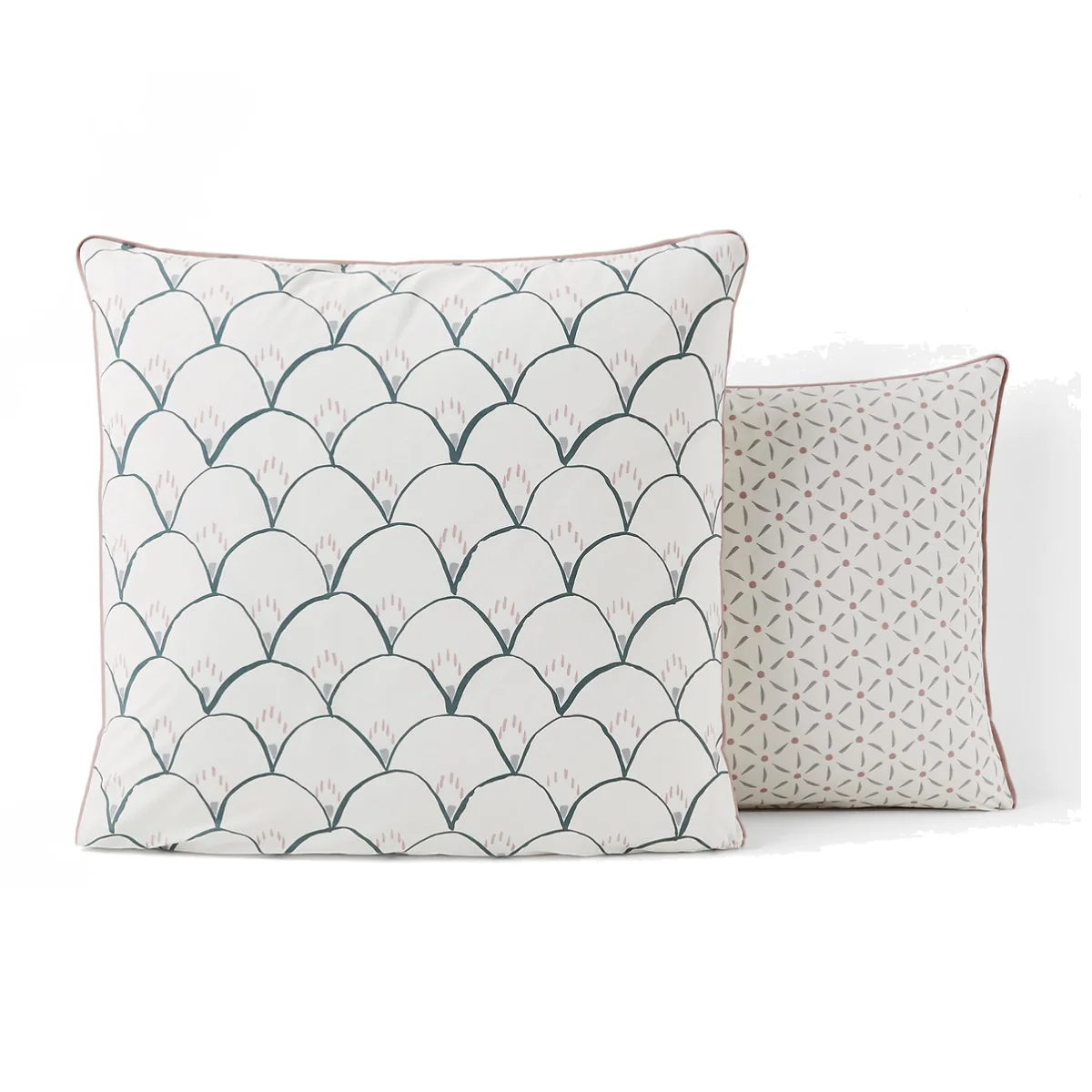 Elka Scales 100% Cotton Percale 200 Thread Count Pillowcase – image 1