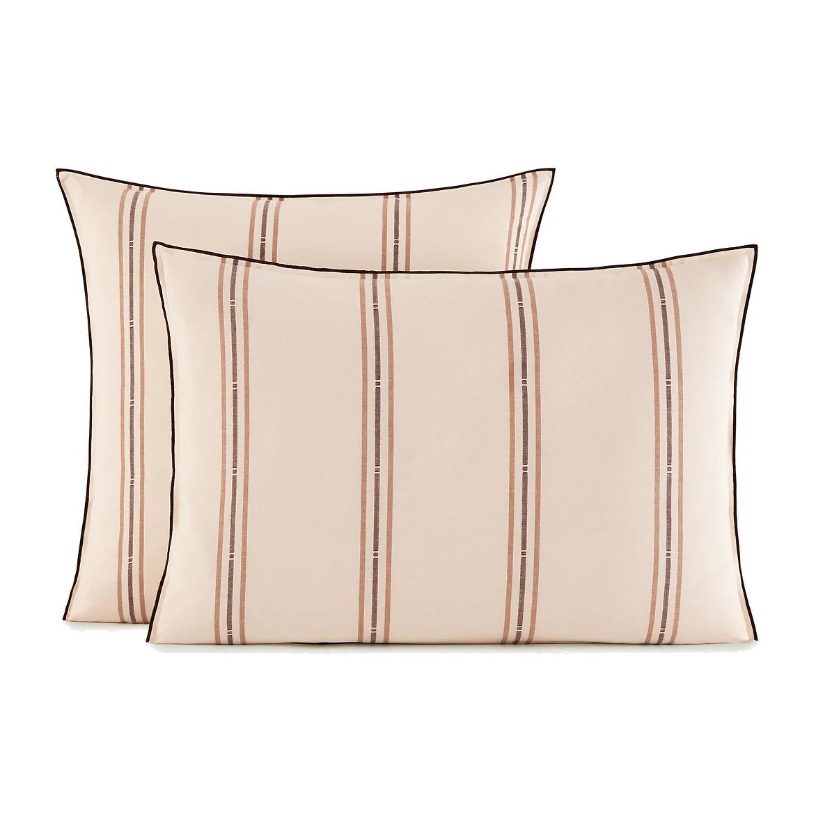 Brava Striped Washed Cotton Pillowcase
