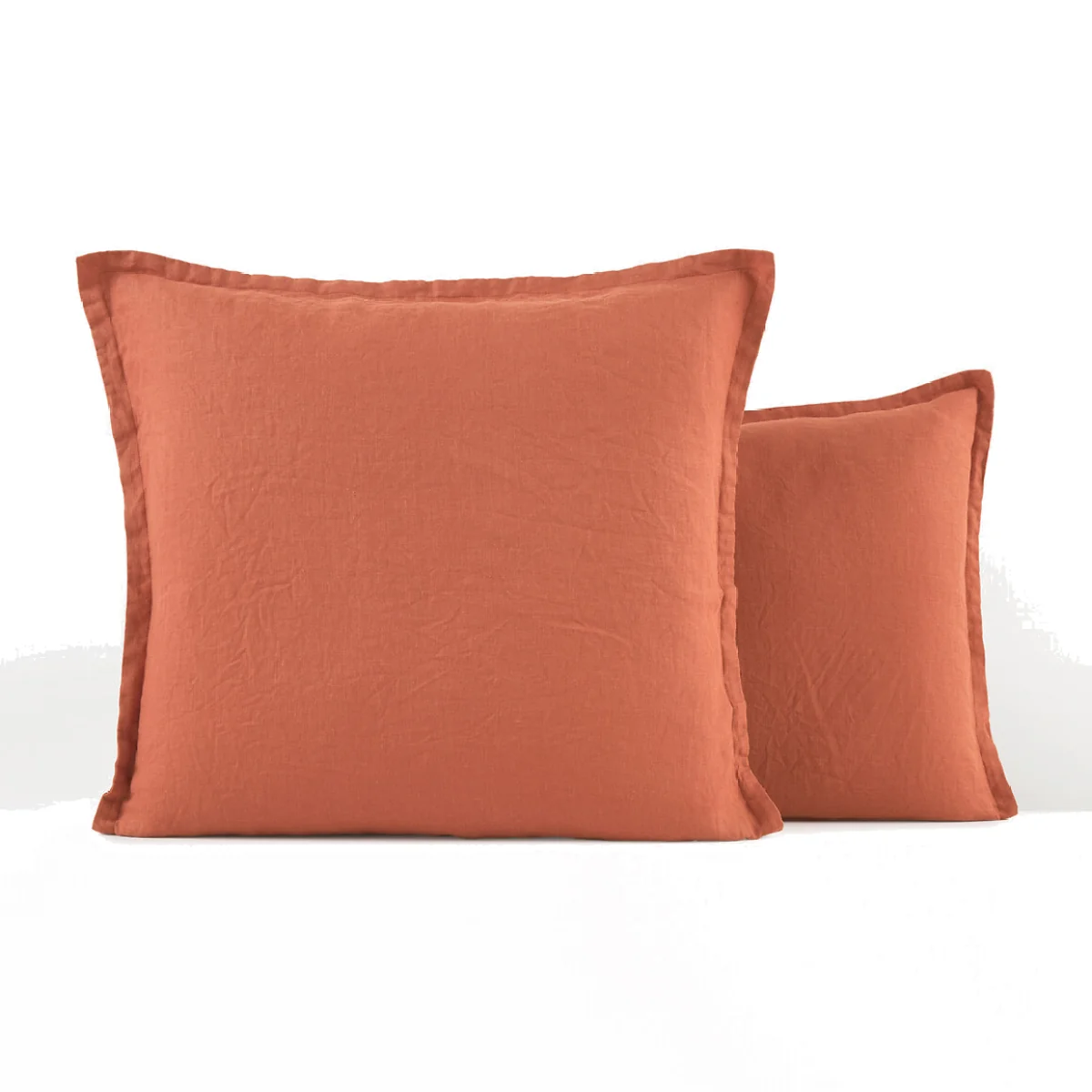 Linot Plain 100% Washed Linen Pillowcase – image 1