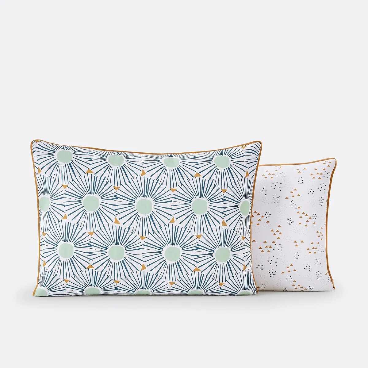Oja Geometric Floral Cotton Pillowcase – image 3
