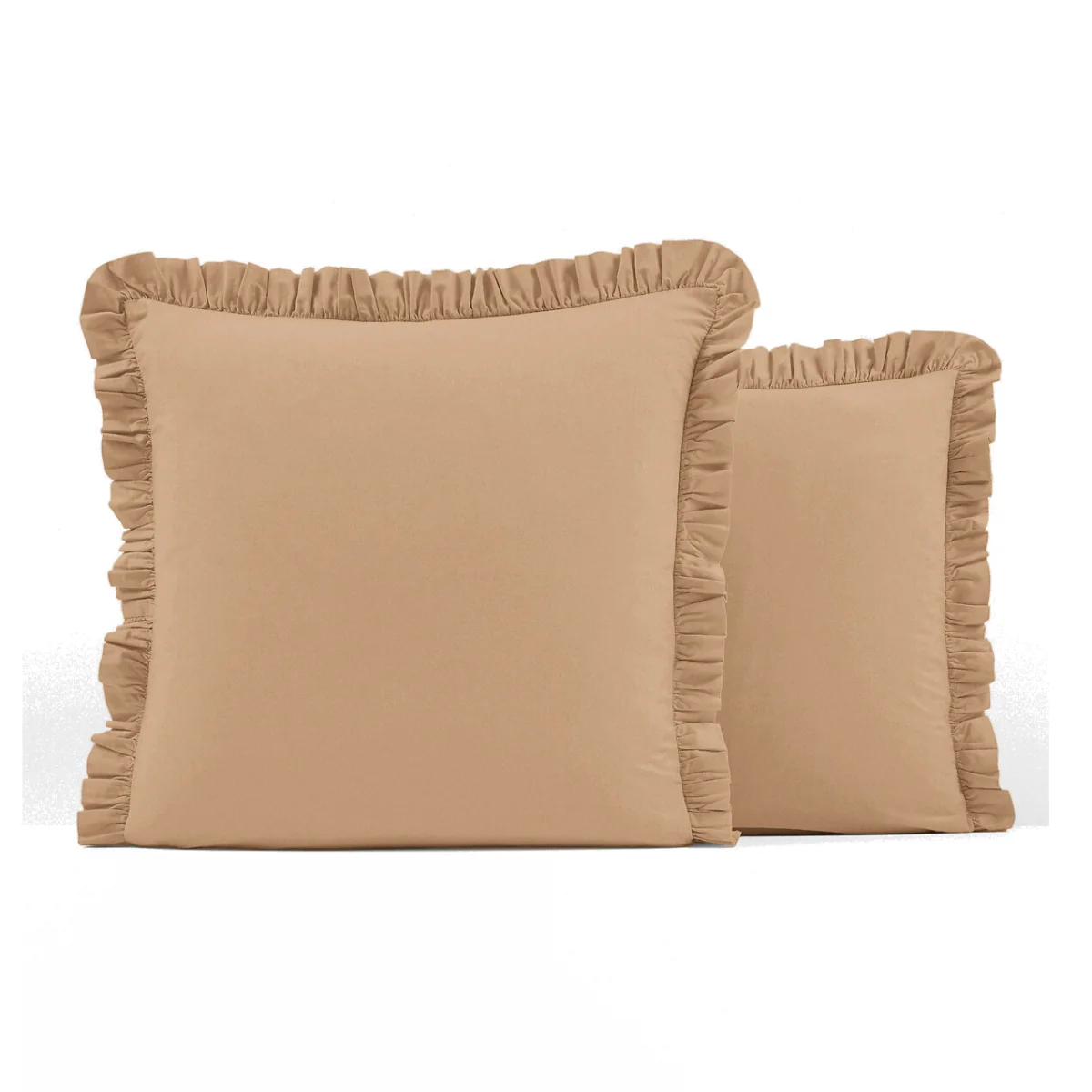 Ruffle 100% Washed Cotton Pillowcase – image 1