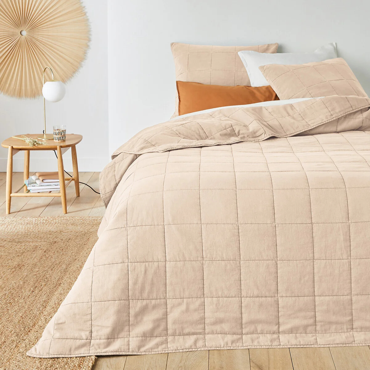 Sparrow Checked 100% Washed Cotton Pillowcase – image 3