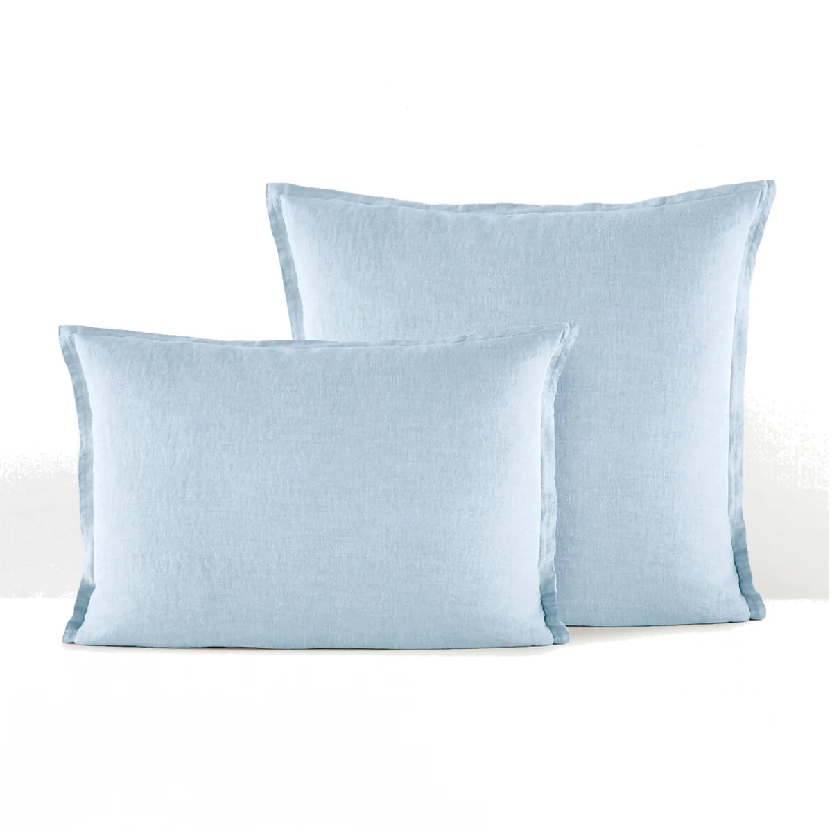 Linot Plain 100% Washed Linen Pillowcase – image 1