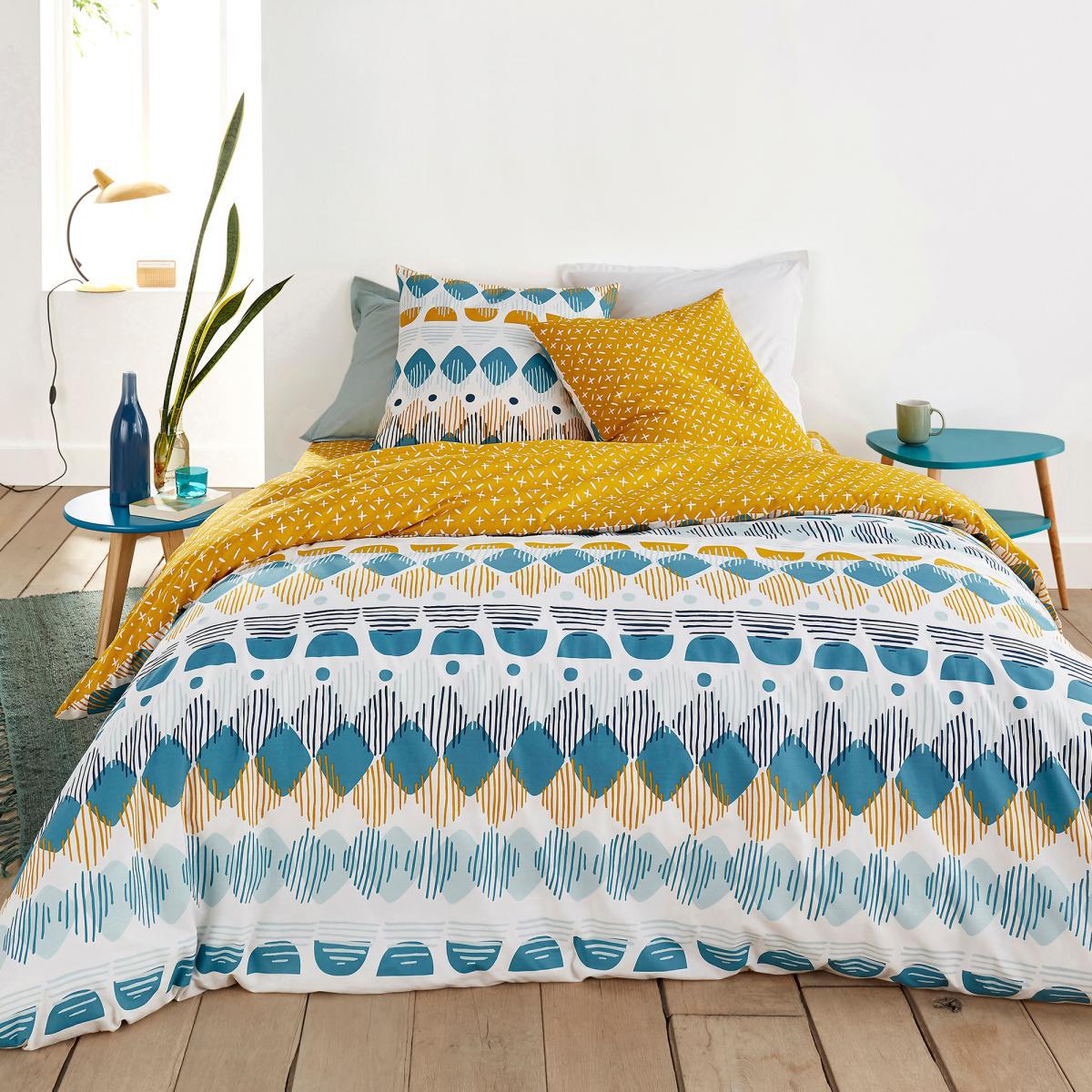 Cool Graphic Print Cotton Pillowcase – image 2