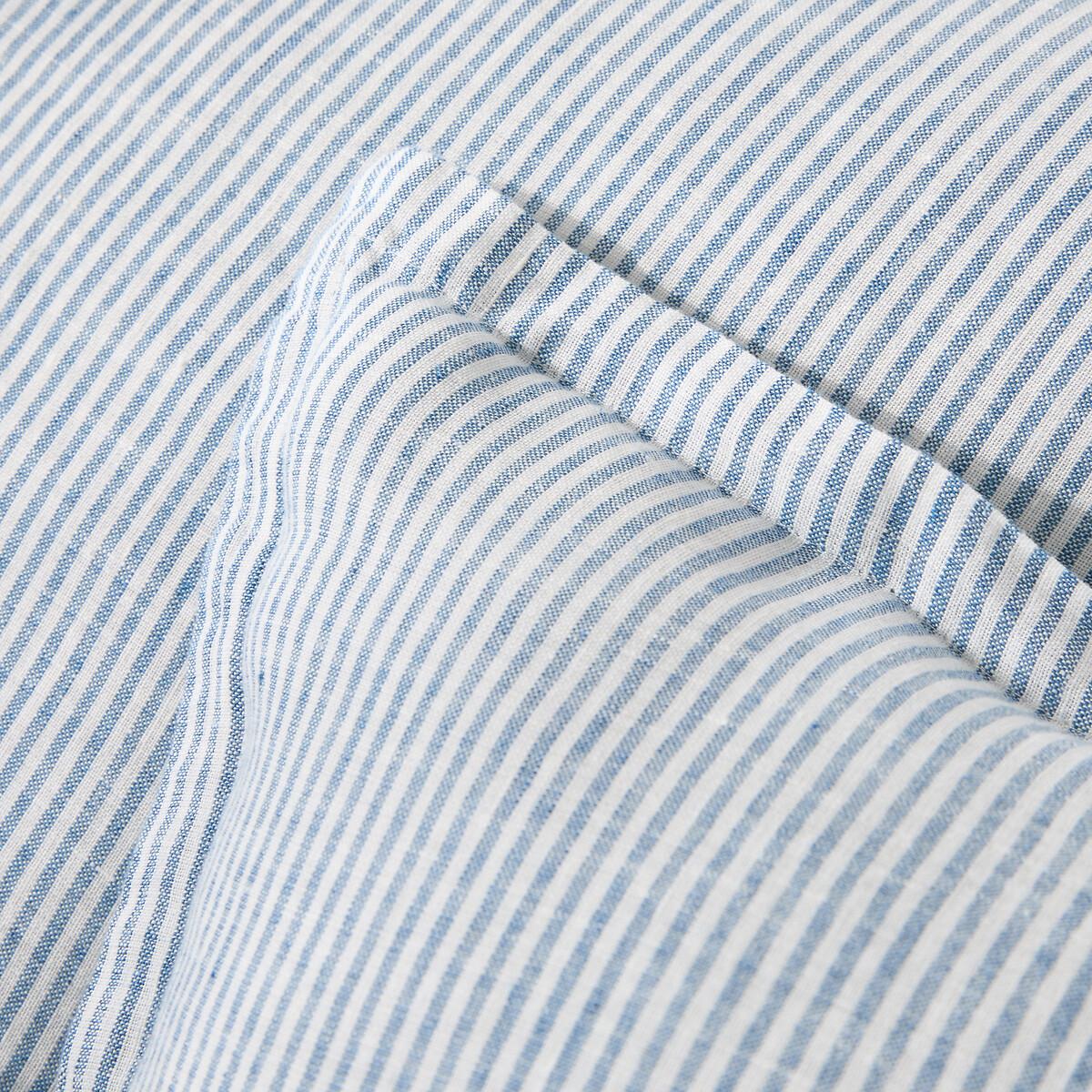 Limona Blue Pillowcase in Washed Linen – image 4
