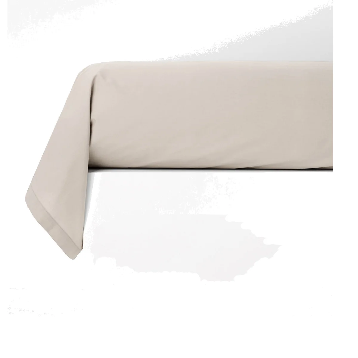 Best Quality Plain 100% Cotton Percale 200 Thread Count Bolster Pillowcase – image 1