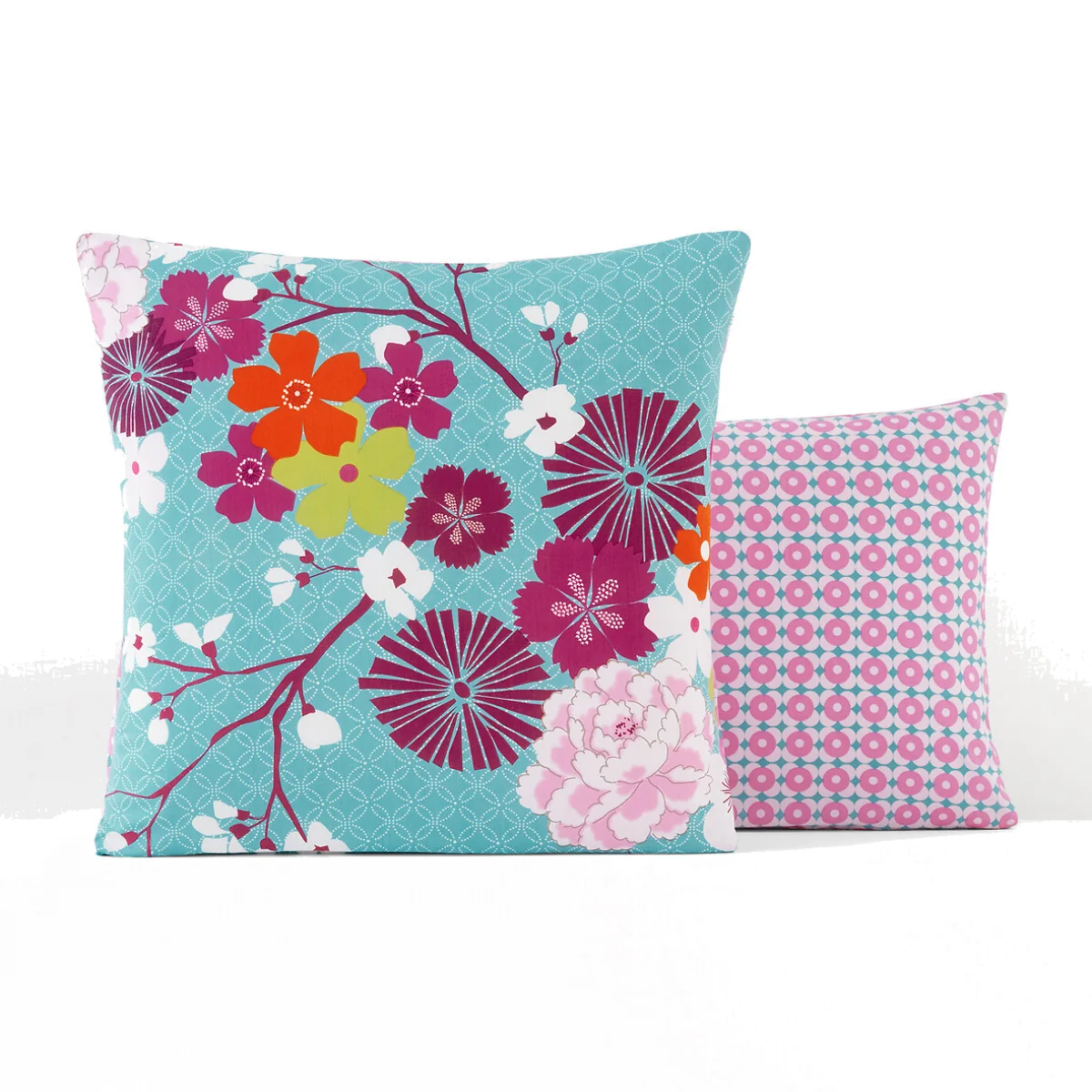 Miss China Floral 100% Cotton Pillowcase – image 1