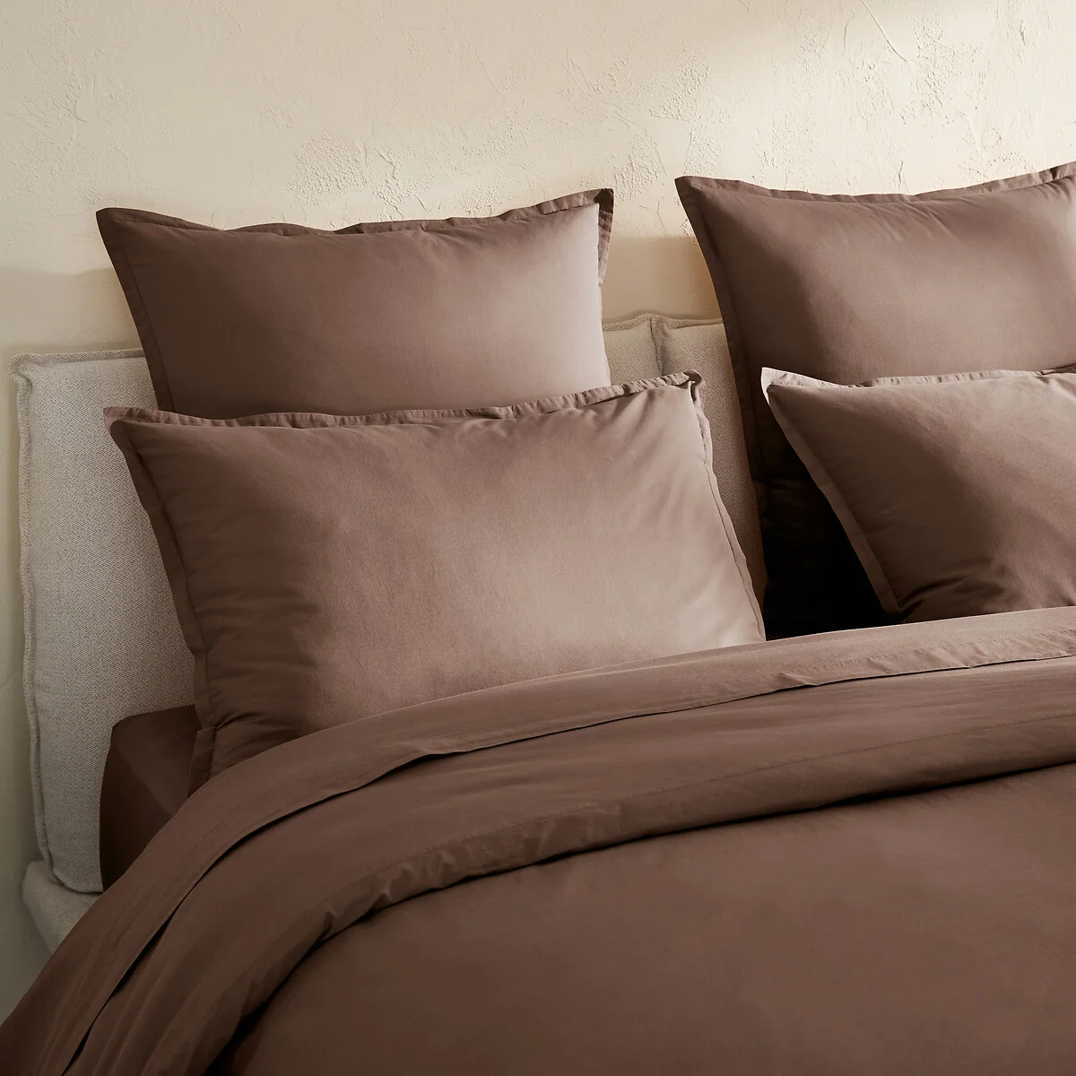 Sabbal Washed Cotton Percale 300 Thread Count Pillowcase – image 3