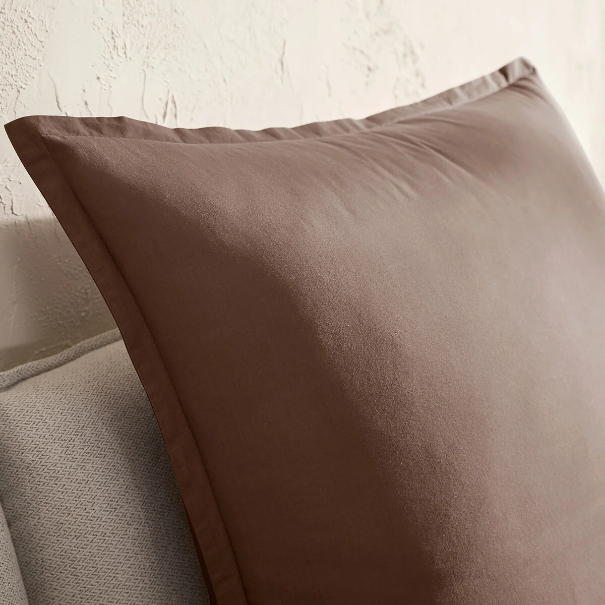 Sabbal Washed Cotton Percale 300 Thread Count Pillowcase – image 4