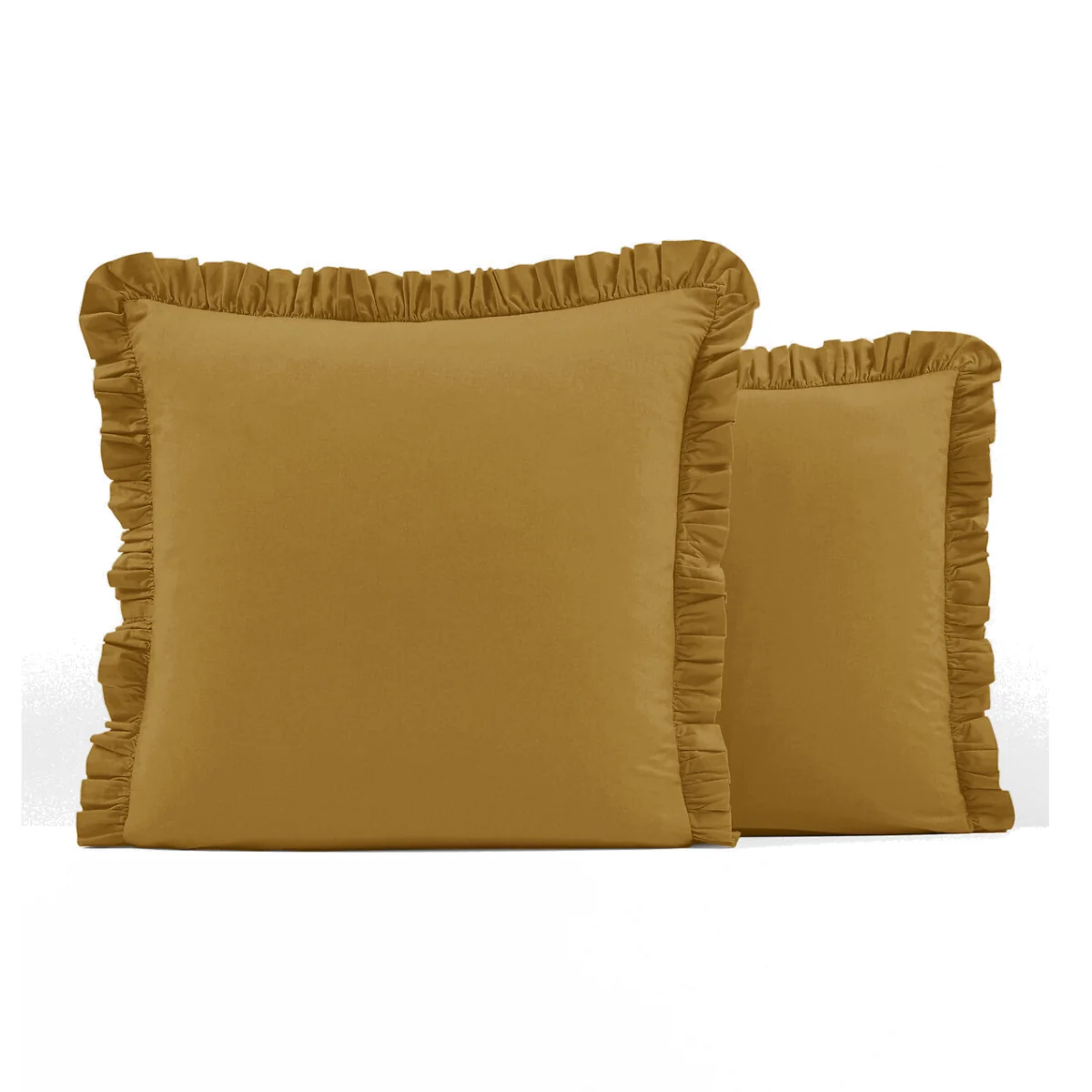 Ruffle 100% Washed Cotton Pillowcase – image 1