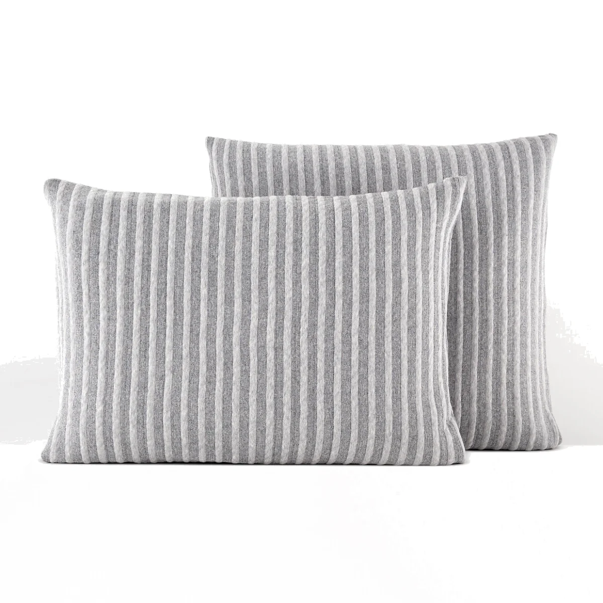 Archi Striped 100% Cotton Jersey Pillowcase – image 1