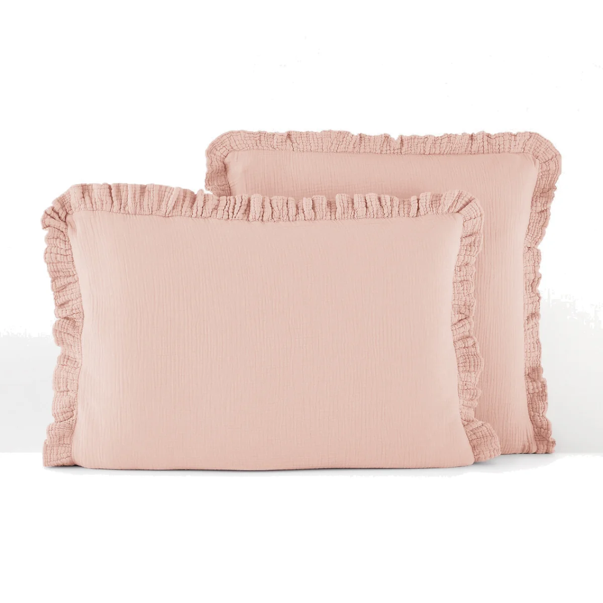 Kumla Plain 100% Cotton Muslin Pillowcase – image 1