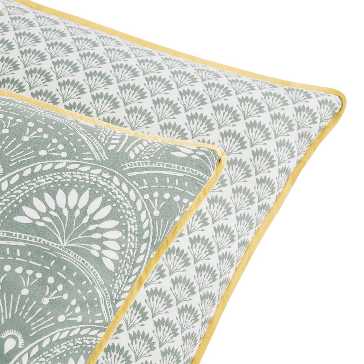 Jaipur Green Washed Cotton Pillowcase – image 4
