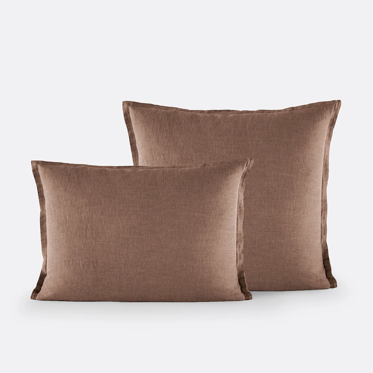 Linot Plain 100% Washed Linen Pillowcase – image 2