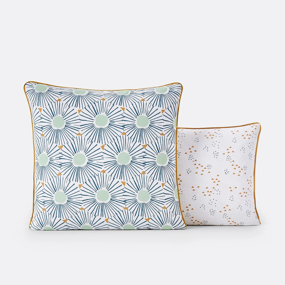 Oja Geometric Floral Cotton Pillowcase – image 2