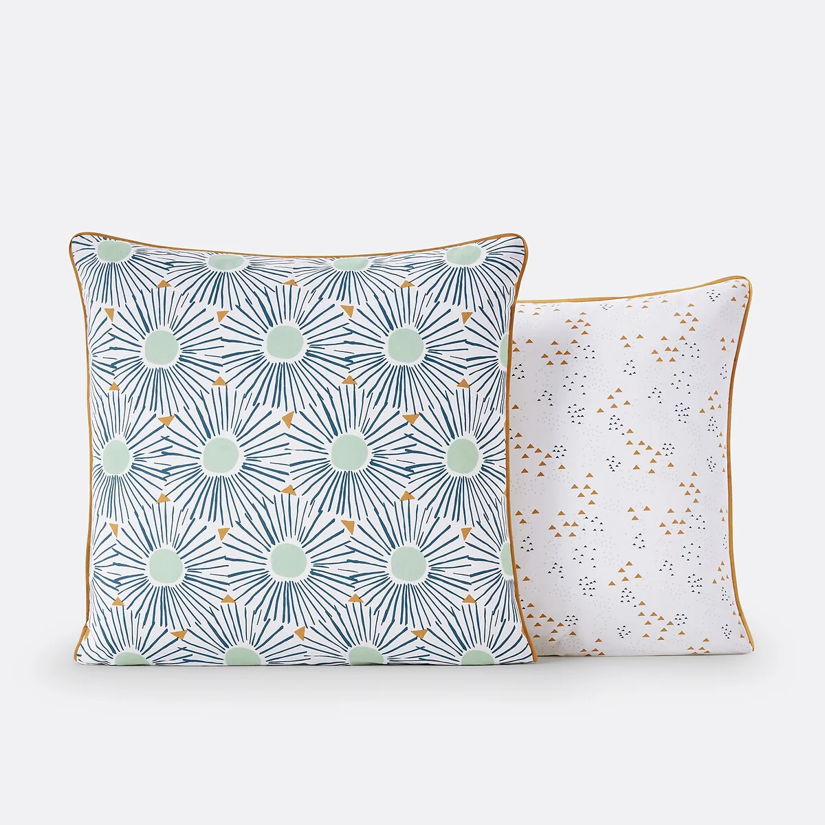 Oja Geometric Floral Cotton Pillowcase – image 3