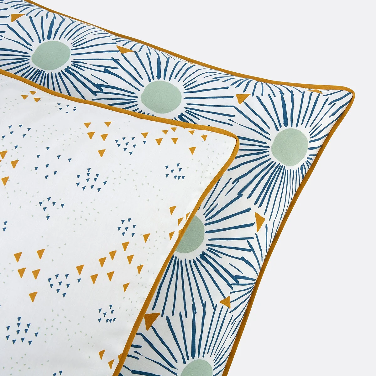 Oja Geometric Floral Cotton Pillowcase – image 5