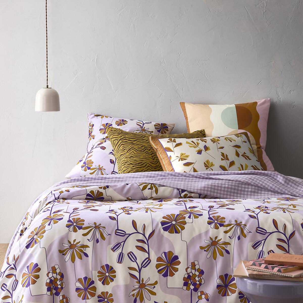 Biela Floral Silk/Cotton Satin Pillowcase – image 3