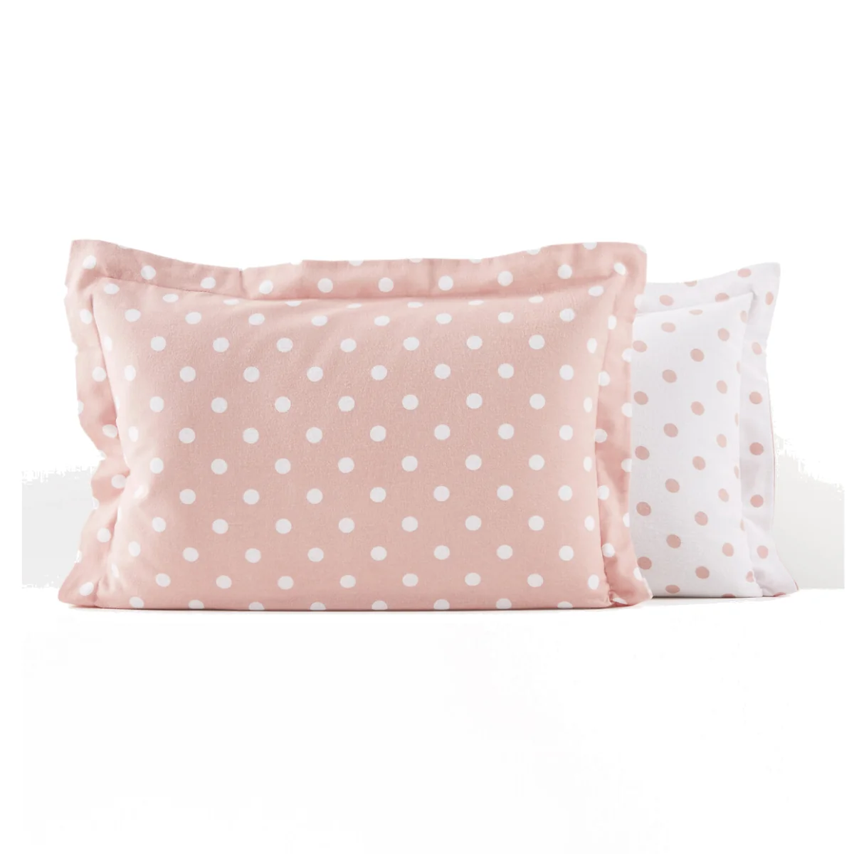 Clarisse Polka Dot 100% Cotton Flannel Pillowcase – image 1